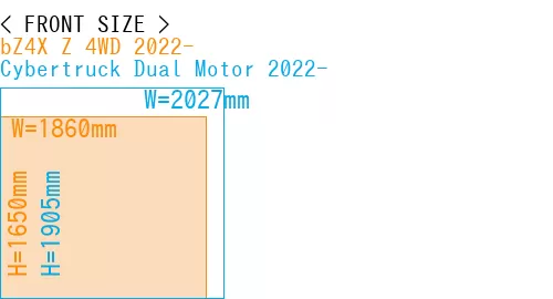 #bZ4X Z 4WD 2022- + Cybertruck Dual Motor 2022-